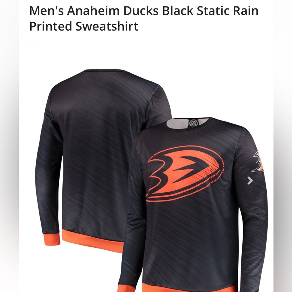 Men’s Anaheim Mighty Ducks NHL sweatshirt